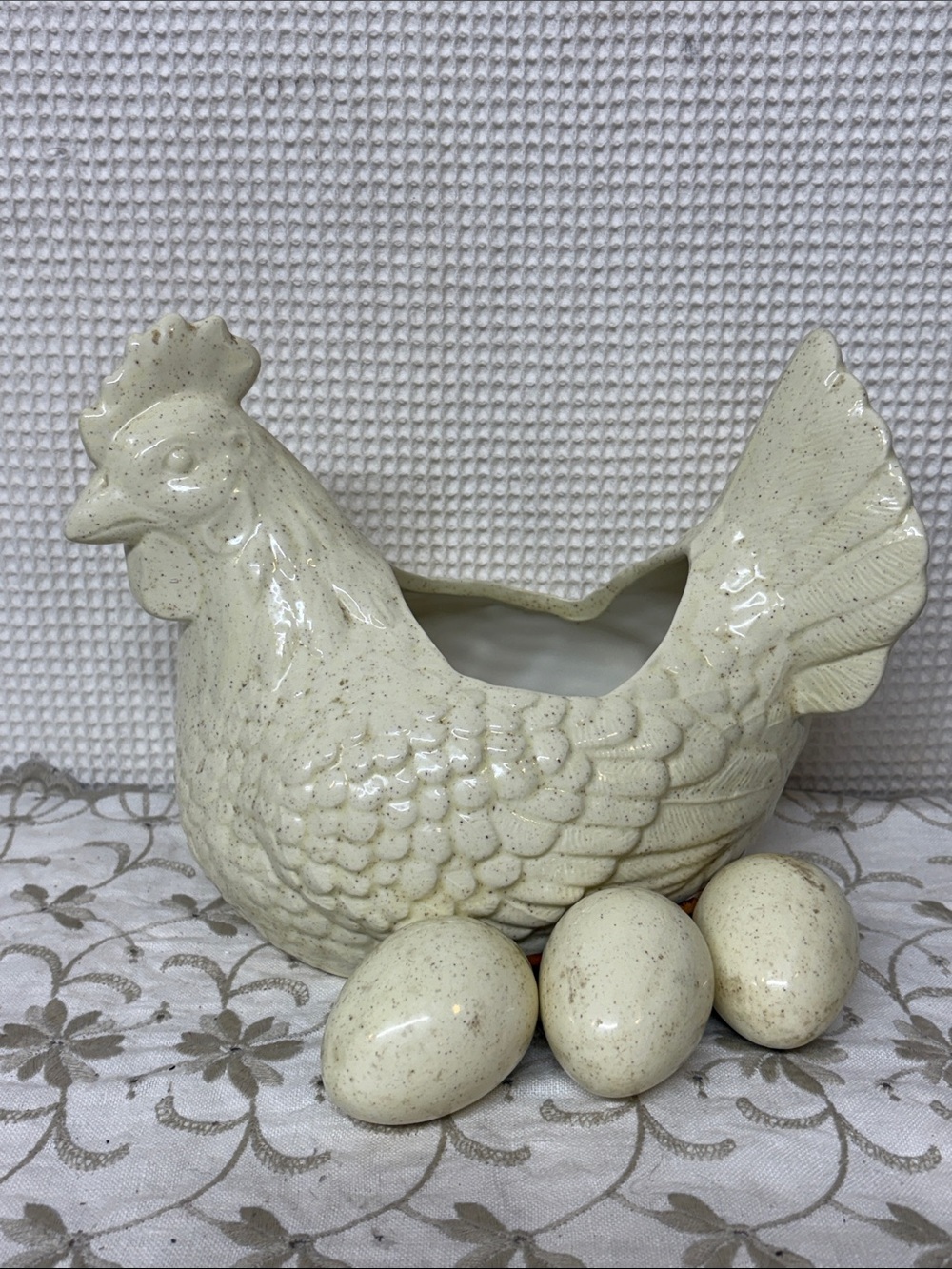 Chicken planter/egg basket